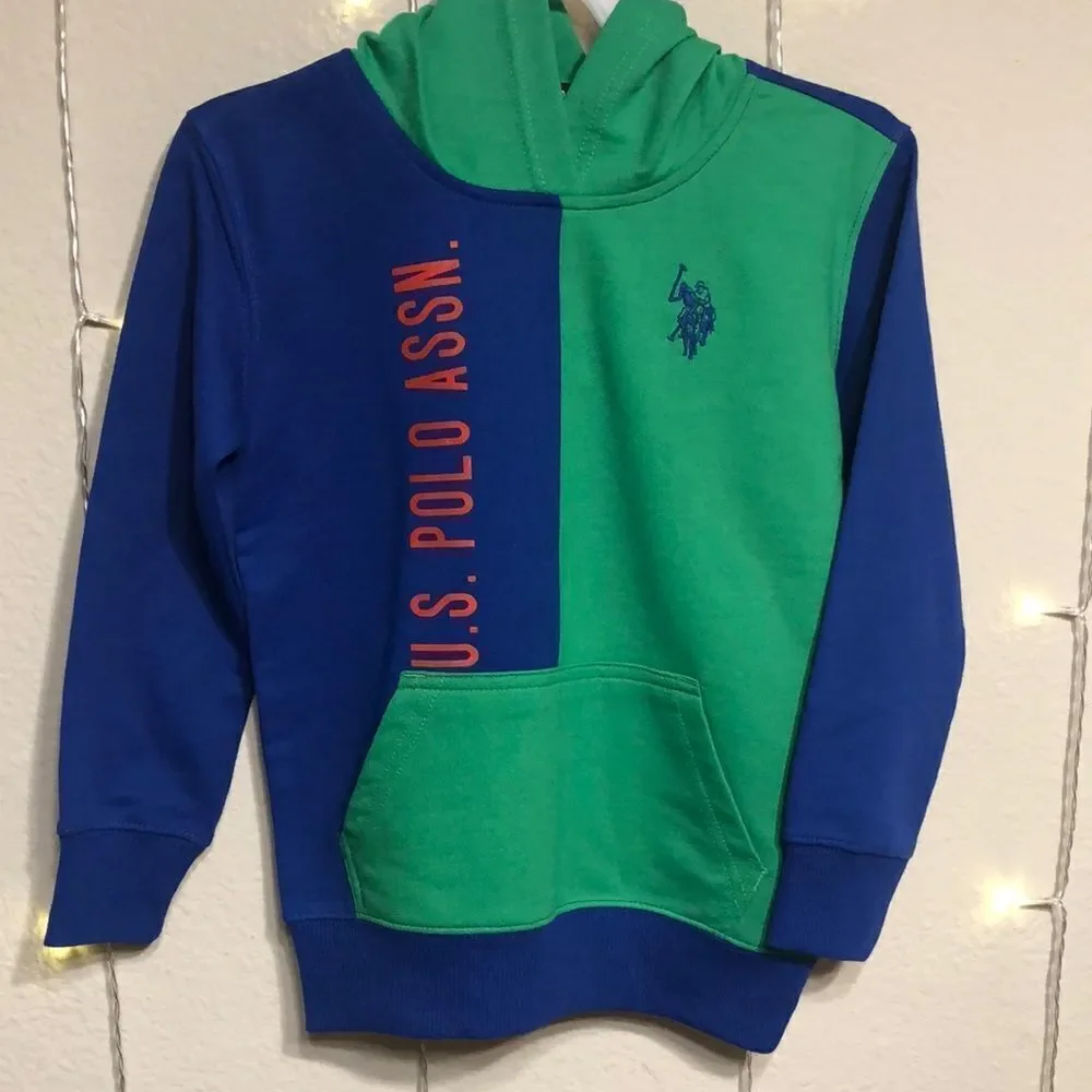 NWT. U.S. Polo Assn.Boys Small 4-5 Light Weight Hoodie